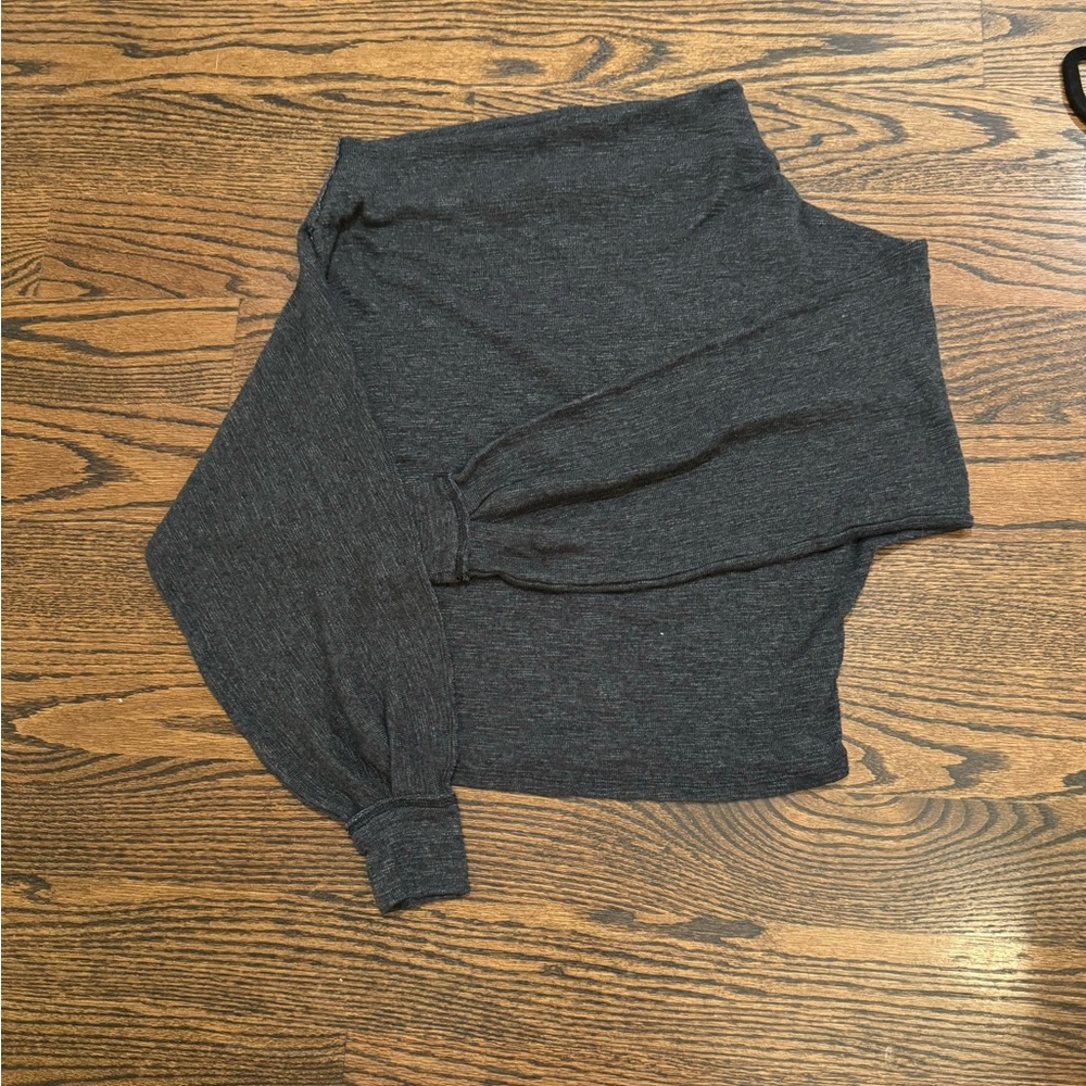 Free People We The Free Skyline Thermal Off-the-Shoulder Top - Picture 5 of 8